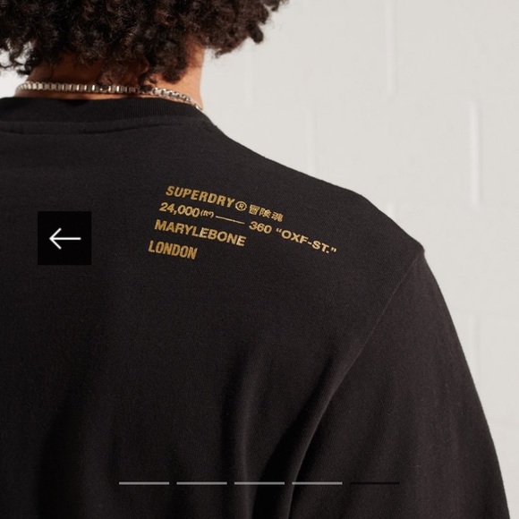 SuperDry Independent Foil Tee Size Small - Picture 2 of 6